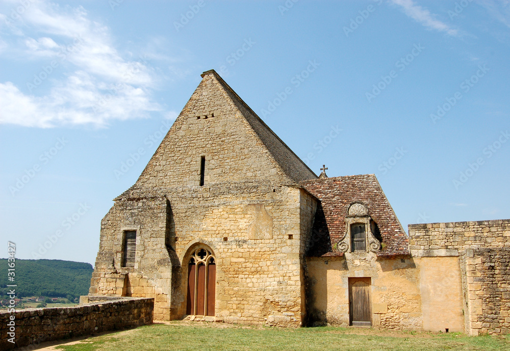 chapel at chateau de beynac