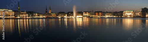 hamburg nachtpanorama