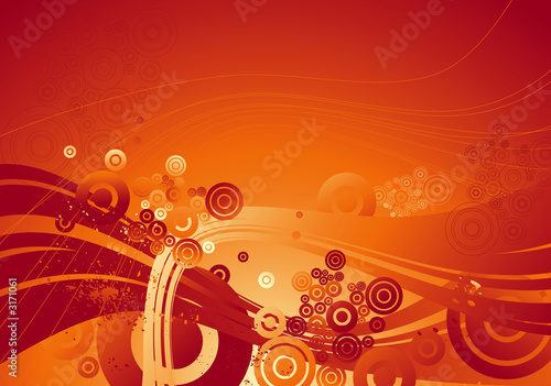 red background, vector