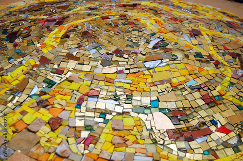 sun mosaic detail