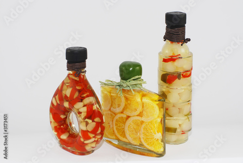 decorative food bottles