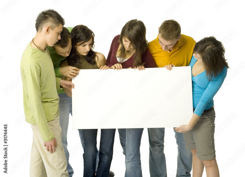 teenagers with board teenagers with board