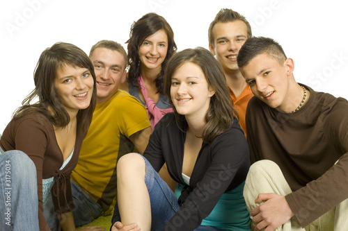 group of teenagers photo