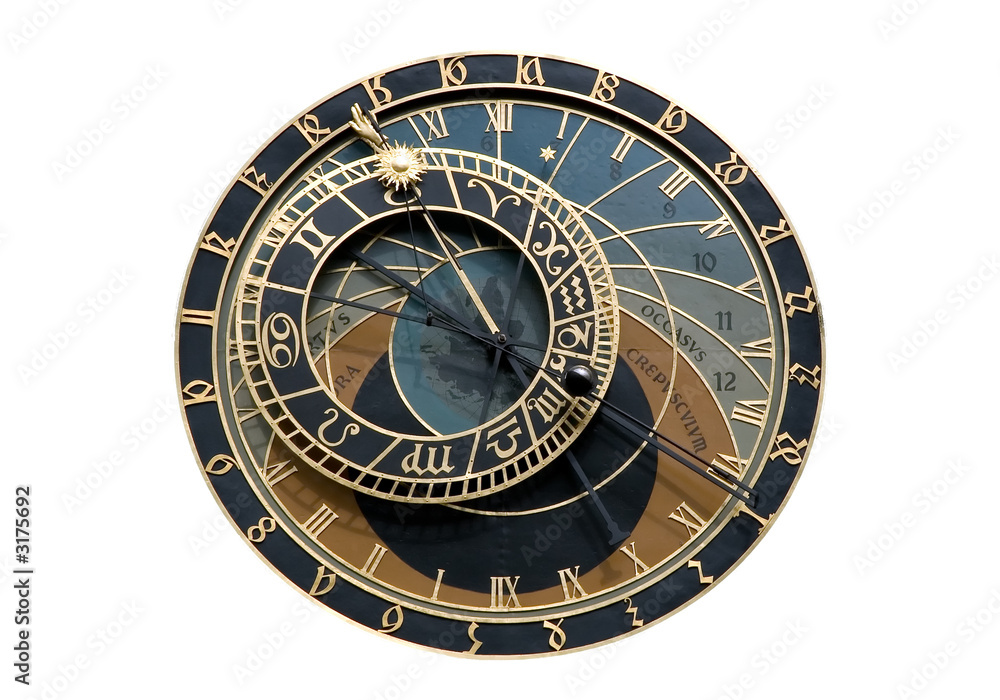 Naklejka premium astronomical clock in prague