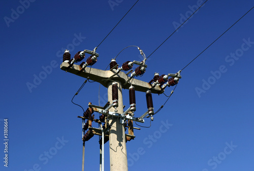 top of an old power pole