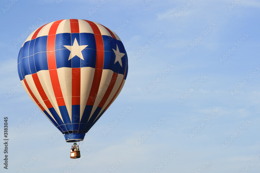 Naklejka premium Hot air balloon