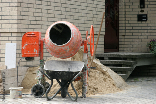 Bilde på lerret betonmischer