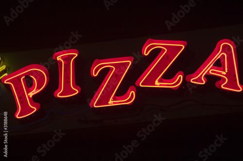 neon pizza sign