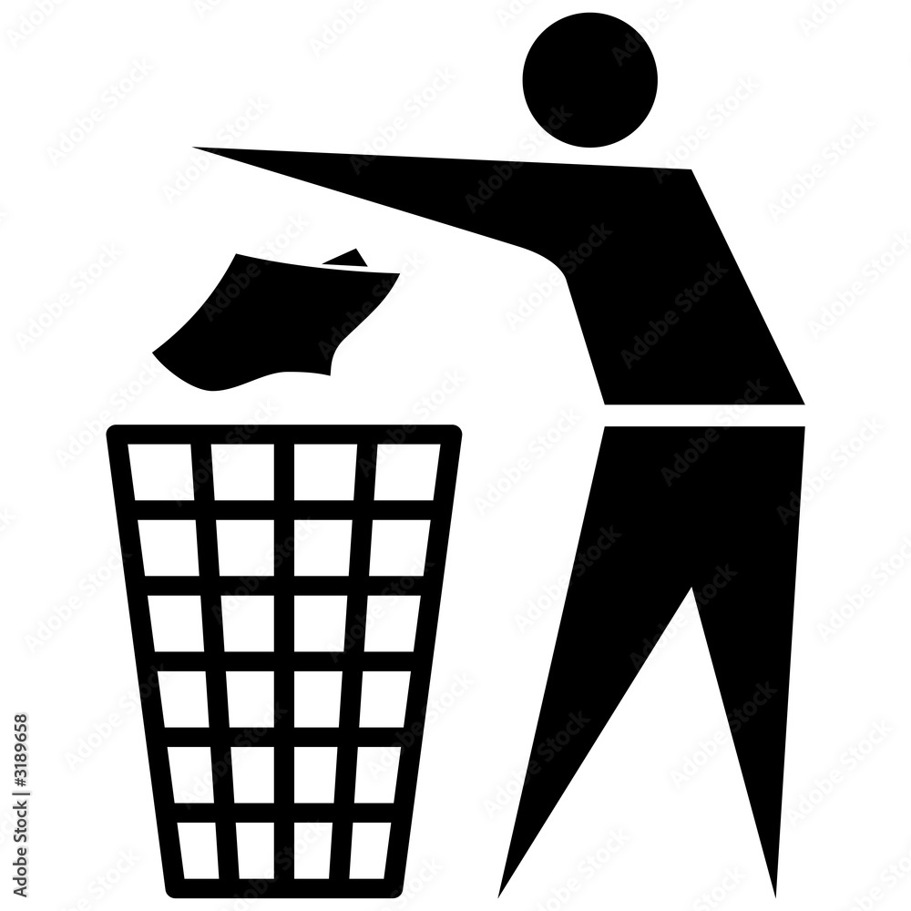 logo poubelle écologie