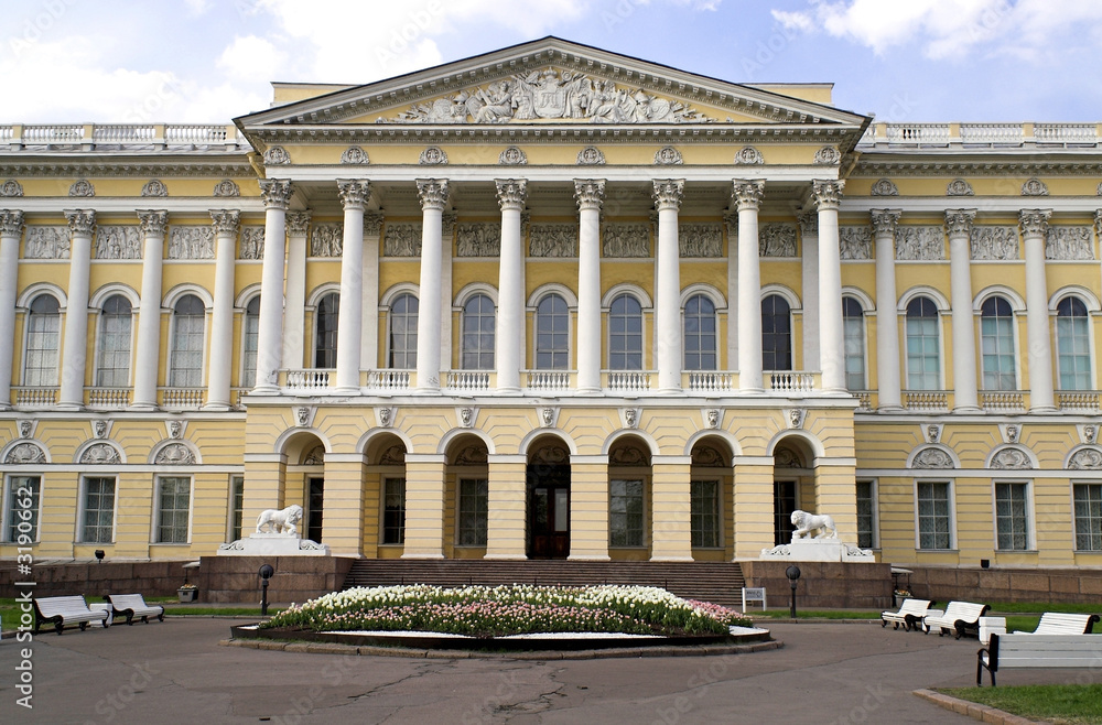 russian museum in saint petersburg, russia.