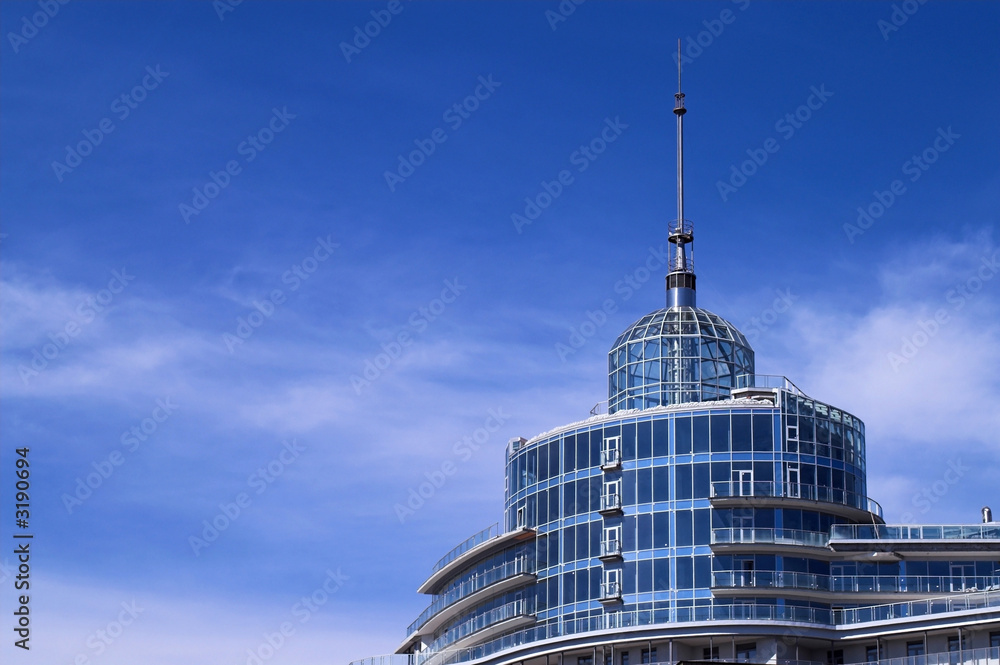Obraz premium blue building