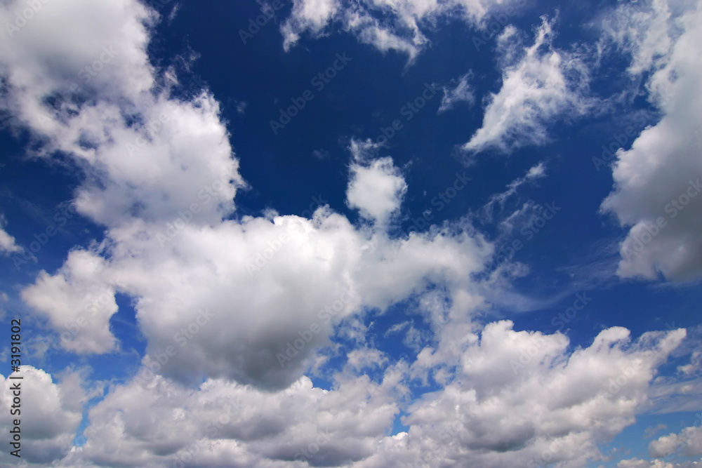 Obraz premium blue sky with clouds