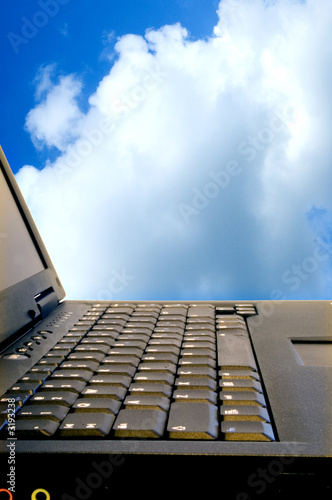 keyboard in the clouds