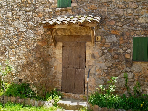 old rustic house in espinelles photo