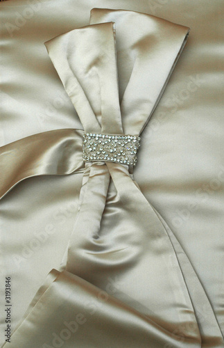 wedding dress bow