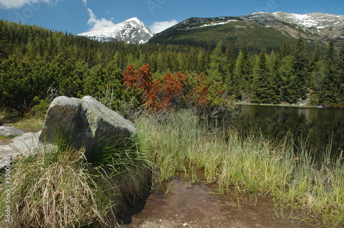 jamske lake in high tatras, slovakia photo