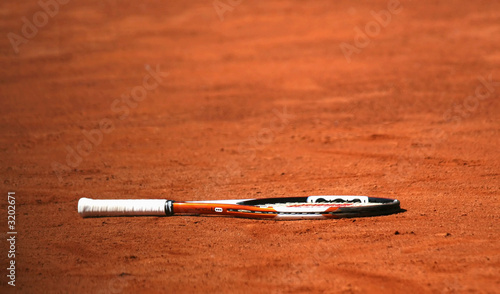 lines at tennis court