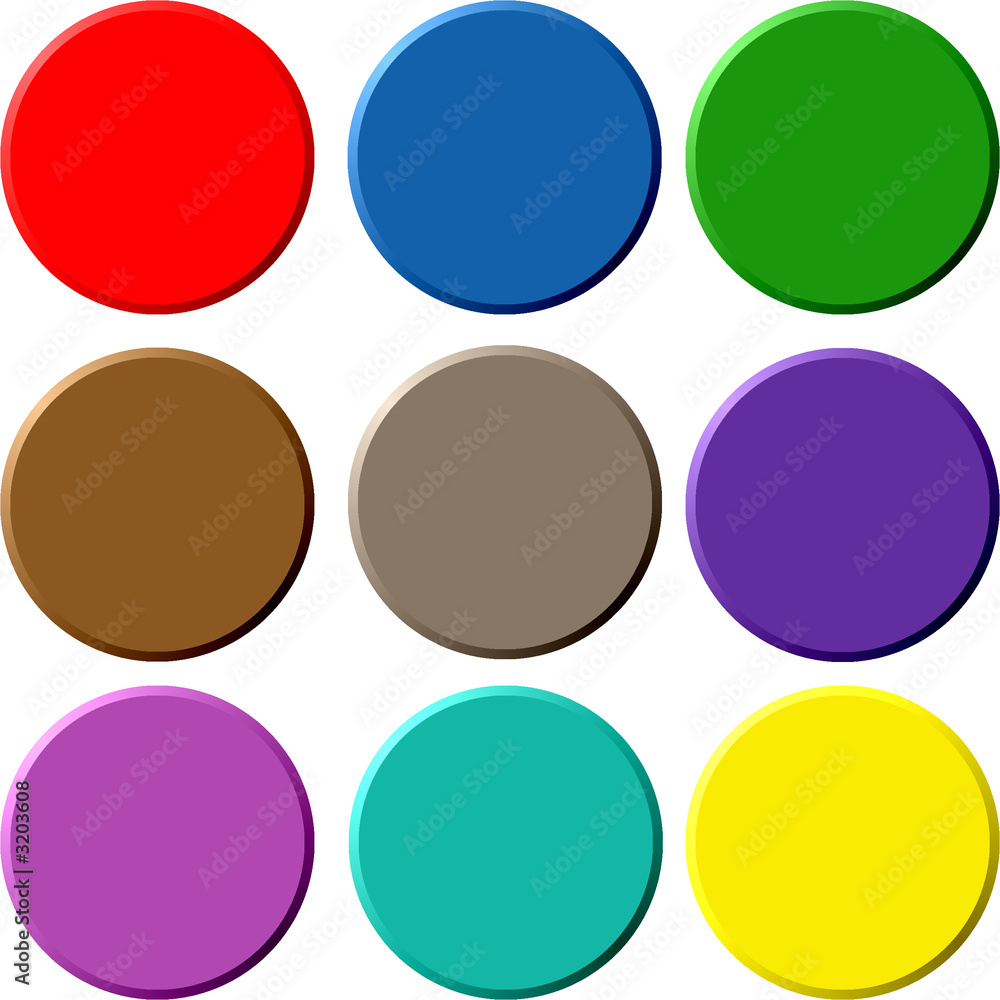 circular buttons