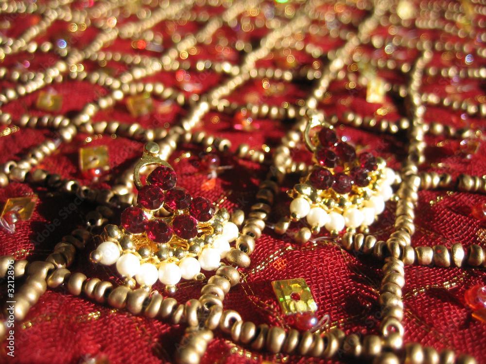 red jewelery