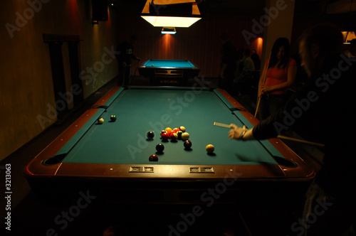 in the billiard