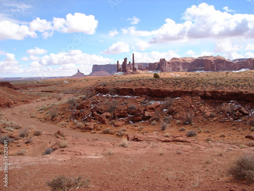a river once ran in monument valley
