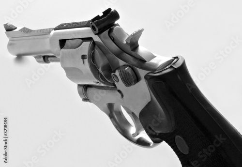 dry brush rendering 38 caliber gun