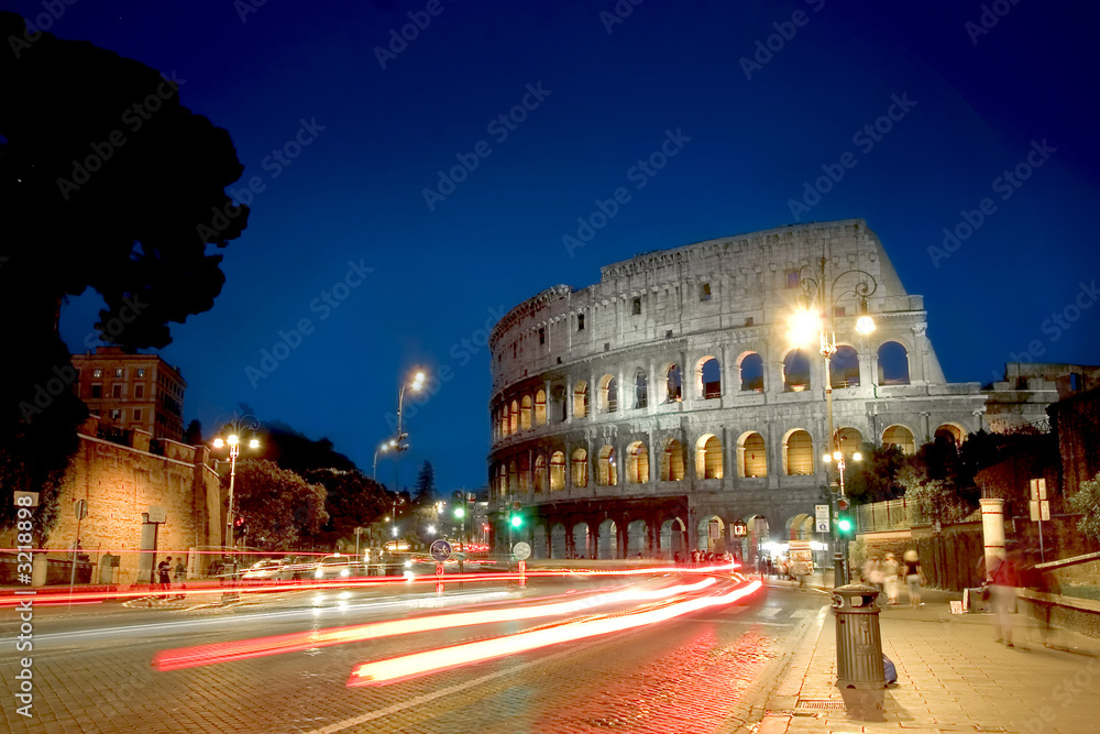 coloseum from the via