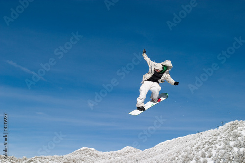 snow boarder high in the air zoom © Rafael Ramirez