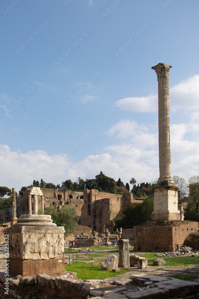 roman forum ruines