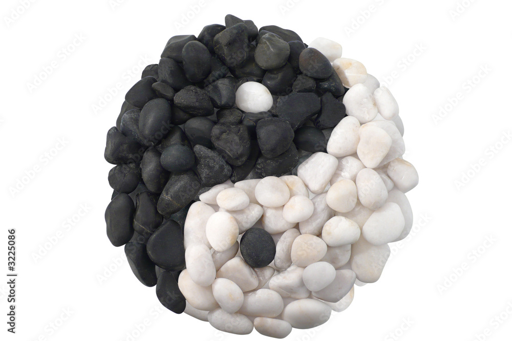 le ying et le yang cailloux le ying et le yang cailloux