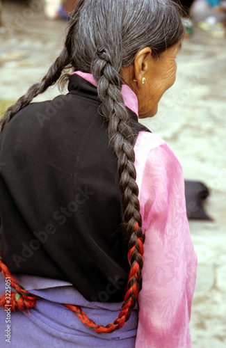 nattes de cheveux photo