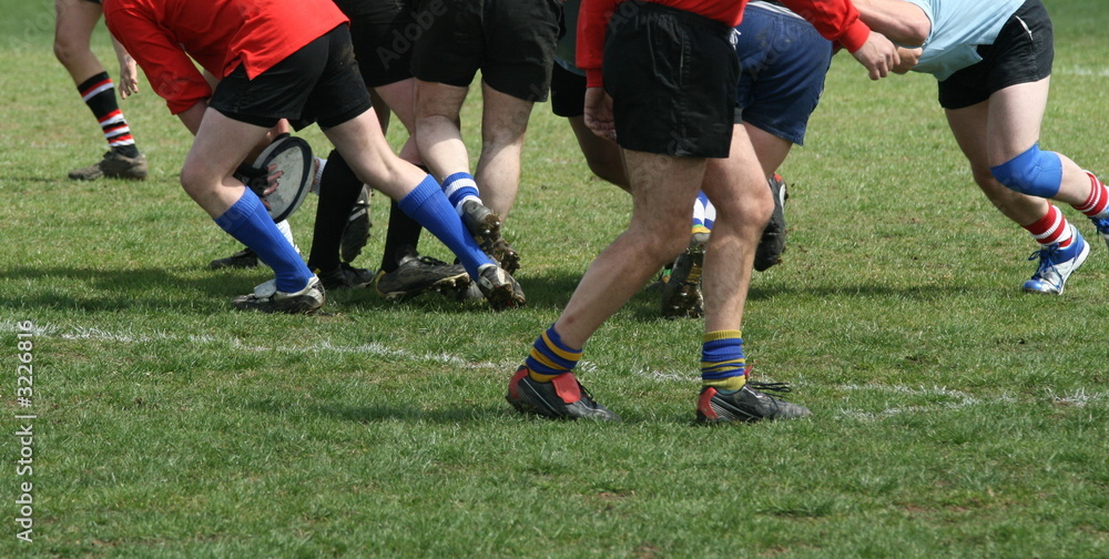 rugby action