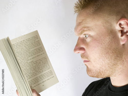 man reading