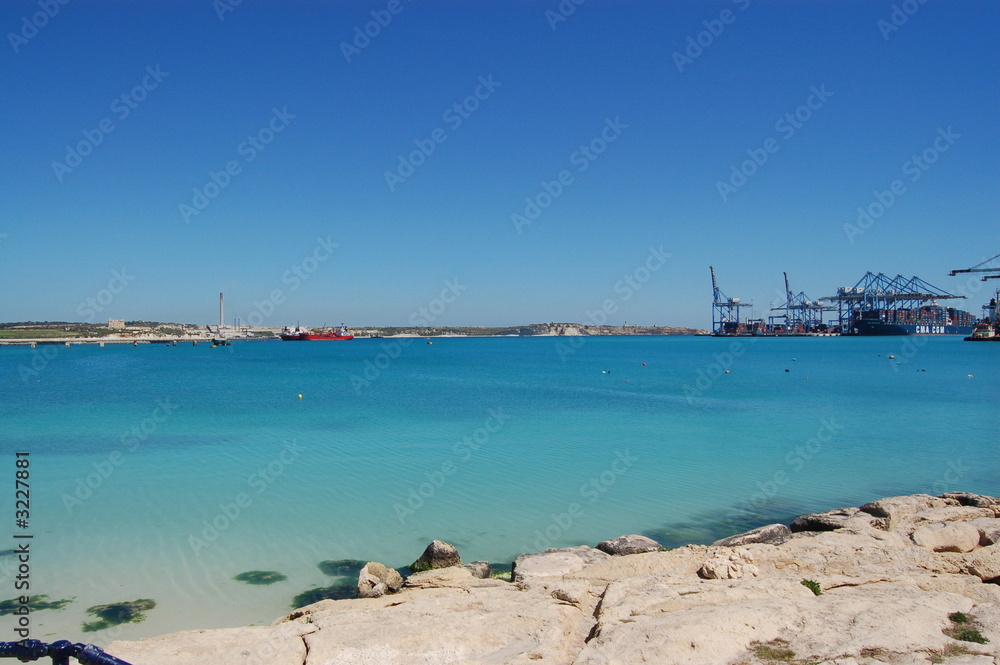 Hafenanlagen auf Malta