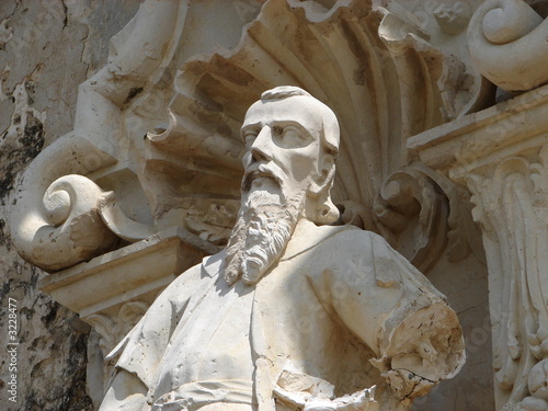 Statue in the mission