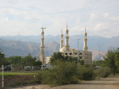 mosque in the mountains