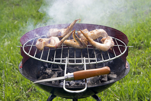 grilling chicken