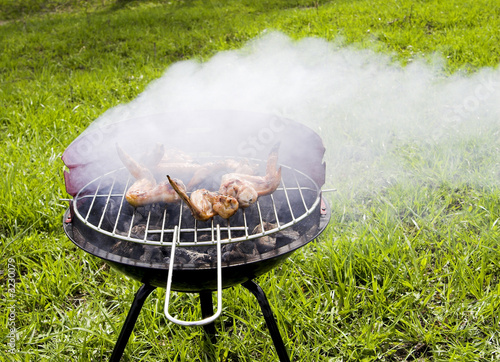 grilling chicken
