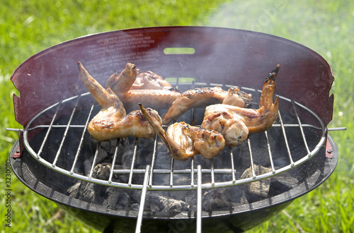 grilling chicken