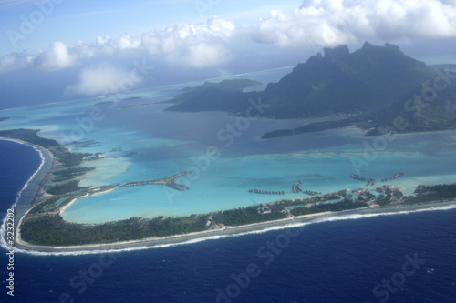 bora bora vue du ciel