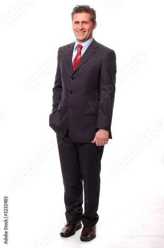 geschäftsmann lachend