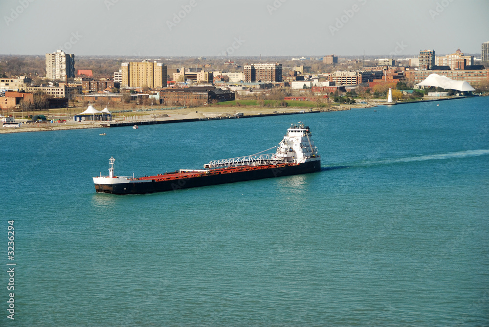 barge on the great lakes