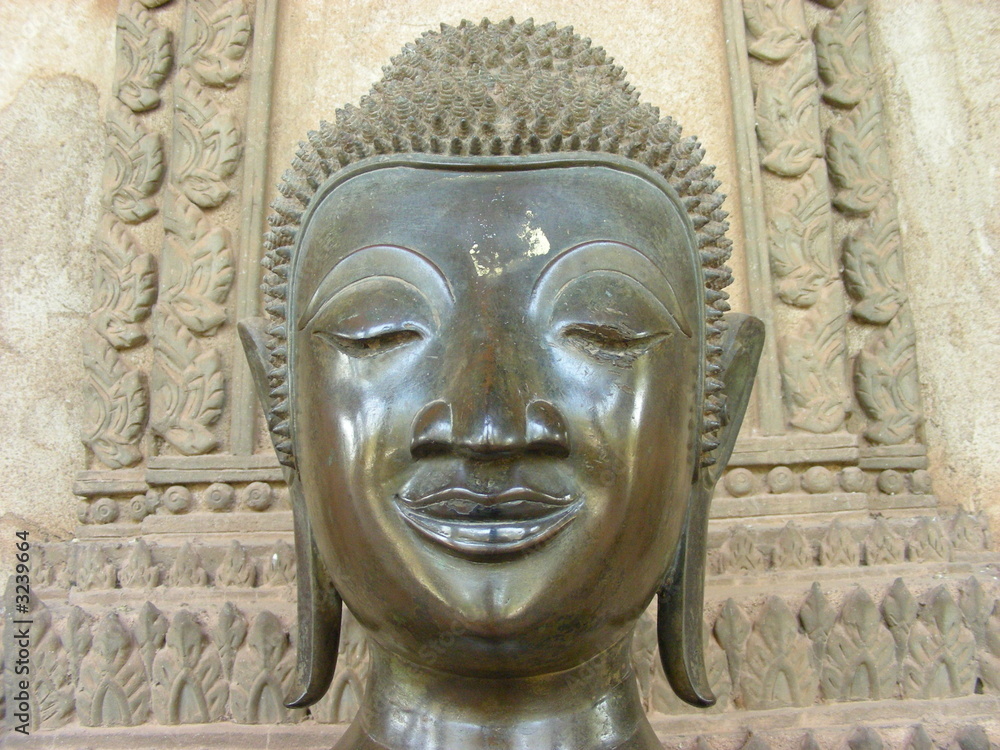 bouddha head - bangkok - thailand - asia