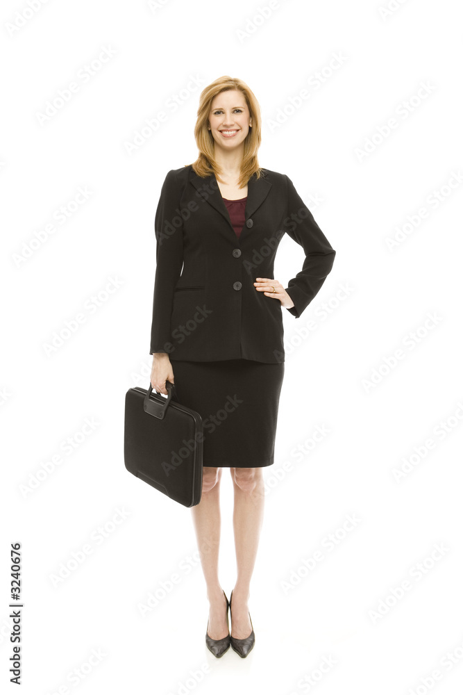 businesswoman with briefcase businesswoman with briefcase