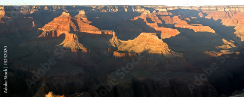 grand canyon in shadows