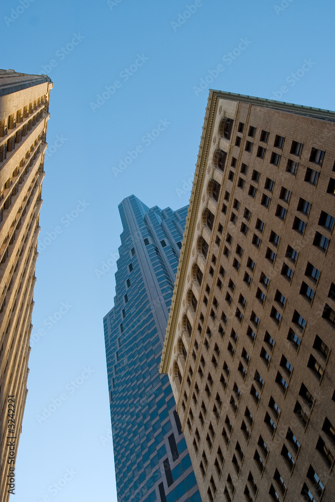 Obraz premium sf downtown buildings