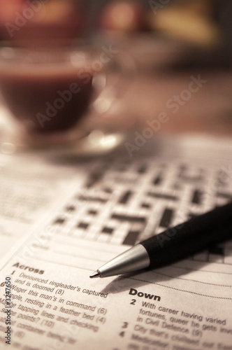 crossword puzzle