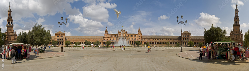 Fototapeta premium plaza spain pano
