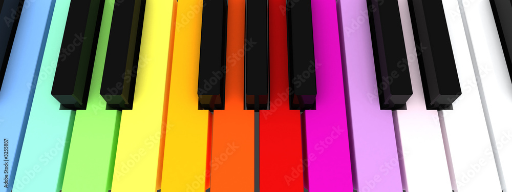 Fototapeta premium music colors