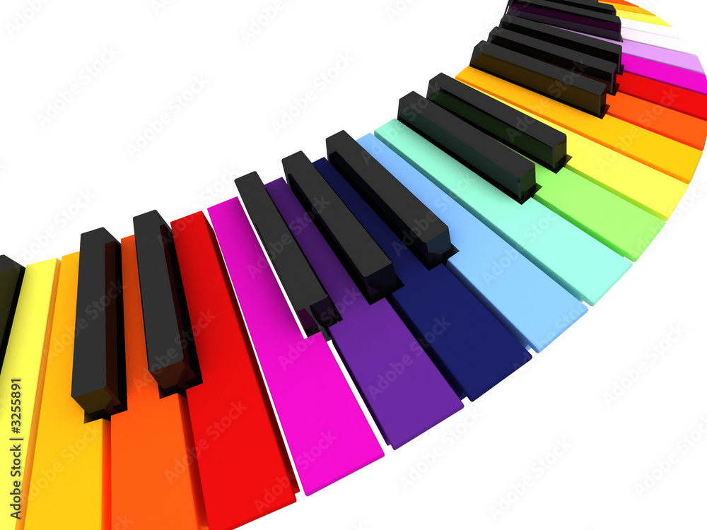 Obraz premium music colors